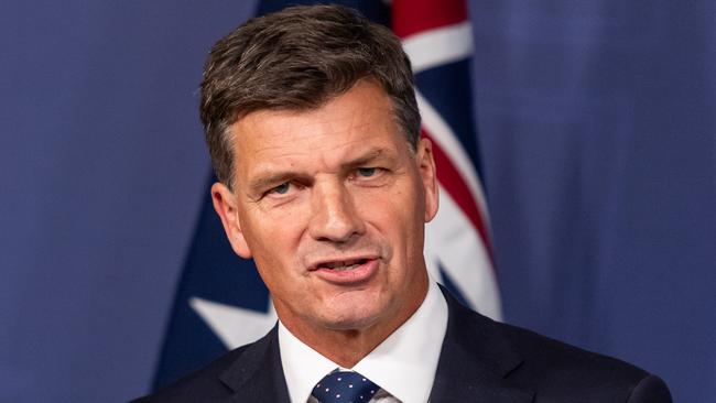 Ms Ley is expected to go head-to-head with the party’s treasury spokesman Angus Taylor, who is yet to formally declare his hand. Picture: NewsWire / Monique Harmer
