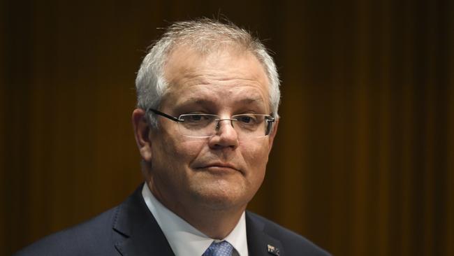 Scott Morrison in Canberra on Friday. Picture: AAP