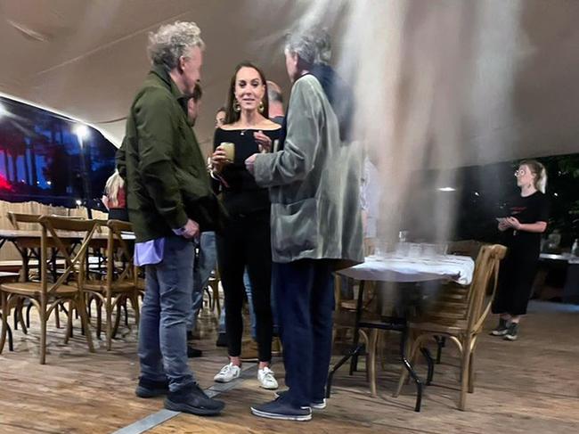 The Princess of Wales shows an unusual flash of skin during her dressed-down music festival outing. Picture: Twitter