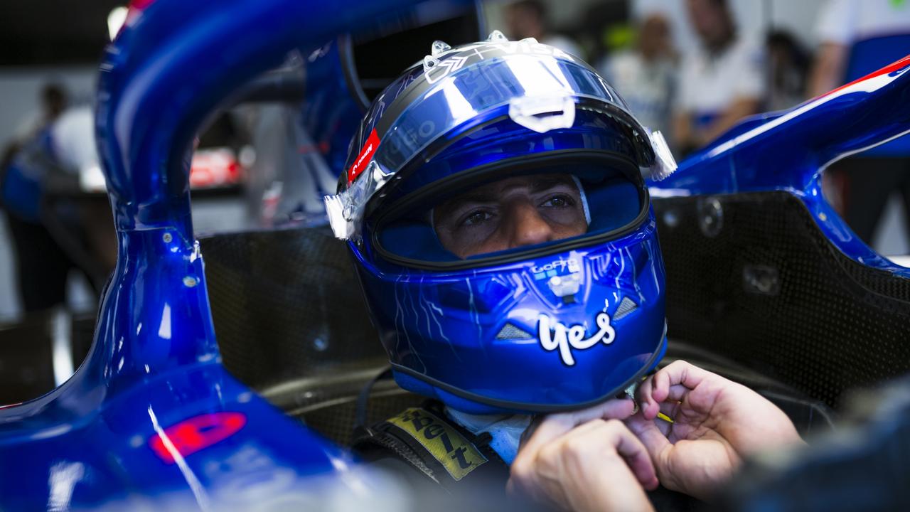 SPA, BELGIUM - JULY 26: Daniel Ricciardo of Australia and Visa Cash App RB prepares to drive in the garage during practice ahead of the F1 Grand Prix of Belgium at Circuit de Spa-Francorchamps on July 26, 2024 in Spa, Belgium. (Photo by Rudy Carezzevoli/Getty Images)