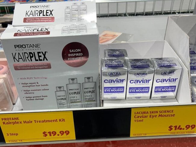 In 2020, shoppers described the Kairplex 3-in-1 hair treatment as a ‘great dupe’ of Olaplex. Picture: Facebook