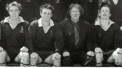 The St Laurence's College first XV rugby union team - Cooper Cronk is second from the left.