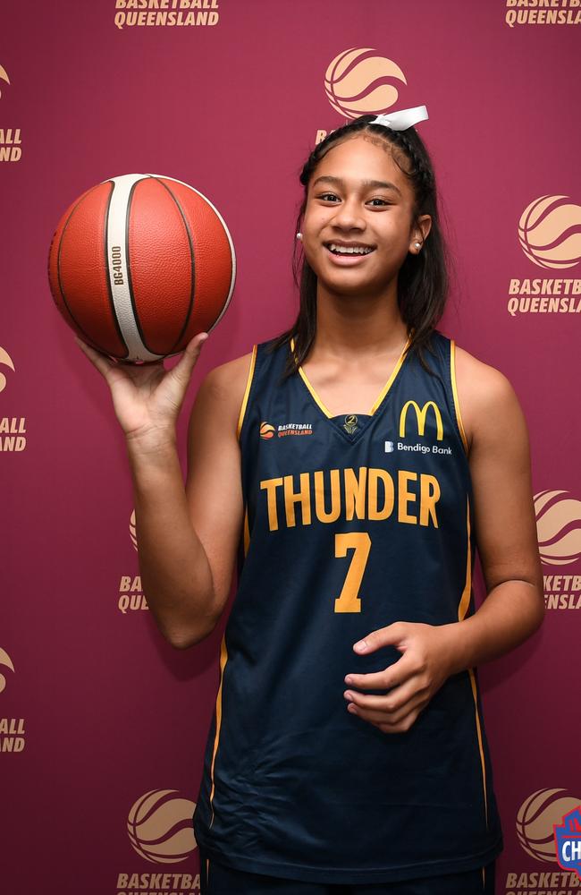 Logan Thunder's Prasayus Notoa. Picture: Basketball Qld/Highflyer Images