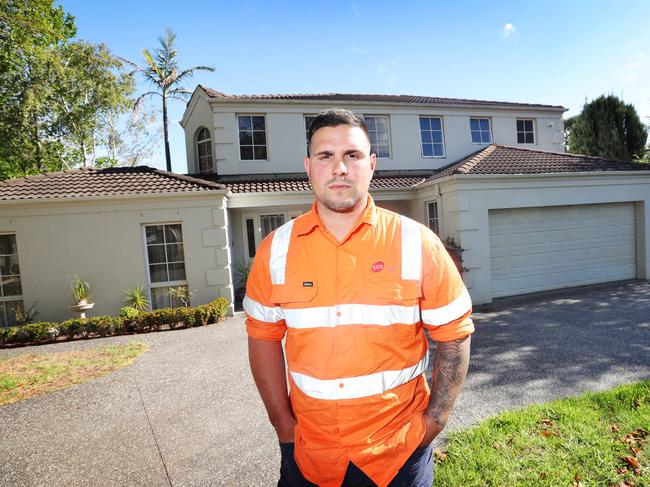 Anthony Lorusso has struggled to buy his first home. Picture Rebecca Michael.