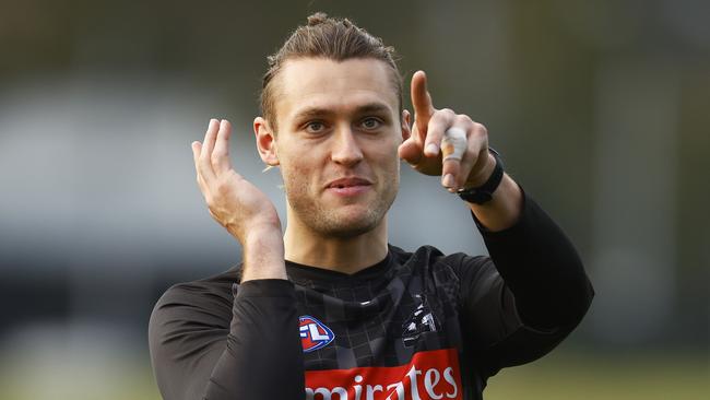 Darcy Moore is likely to return against the Crows on the weekend. Picture: Getty Images