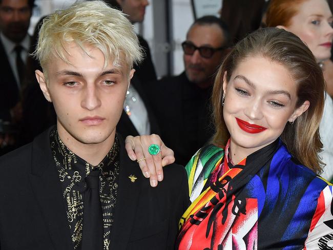 Anwar and Gigi Hadid at the 2018 CFDA Fashion awards in June. Picture: AFP