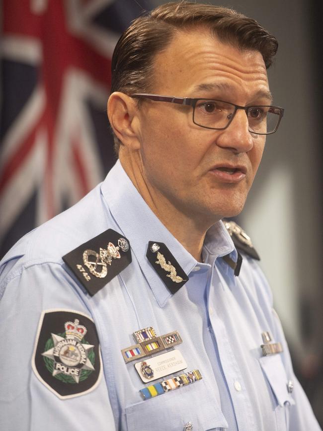 AFP Commissioner Reece Kershaw. Picture: Jeremy Piper