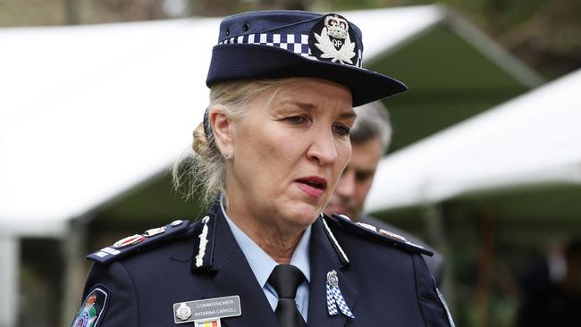 Commissioner Katarina Carroll is disappointed for her officers who wish to march in uniform at the Pride event. Picture: Liam Kidston