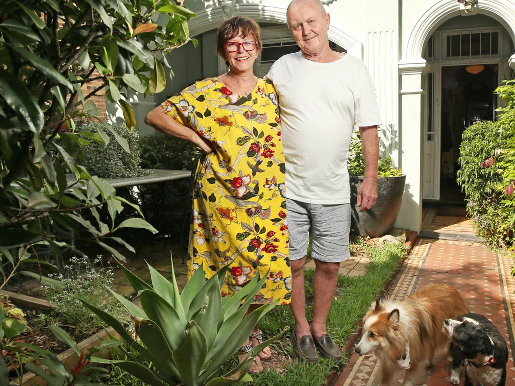 Retiree Airbnb hosts Marie and Kel Riordan. Picture: Richard Dobson