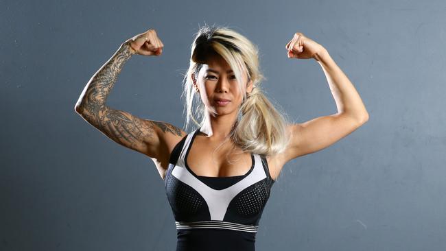 Sopiea Kong was a contestant on Ninja Warrior. Picture: Liam Kidston