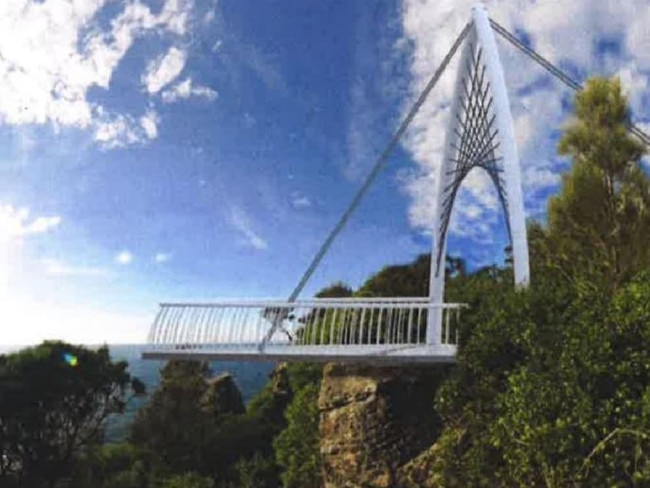 $5m in funding was lost when council halted construction on the Winney Bay Cliff Top Walk which would have features this incredible cantilever lookout.