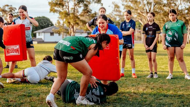 Training ahead of the Pasifika Cup.