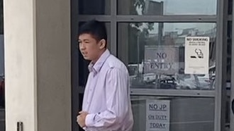 Tommy Tran, 18, leaving Campbelltown Local Court on Wednesday. Picture: Lauren Ferri.