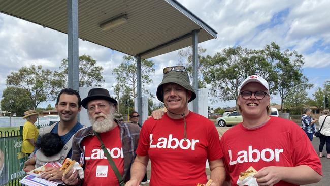 Labor representatives, Ted Stokolsa, Michael Powell, Stephen Lawrence and Henry Hart.