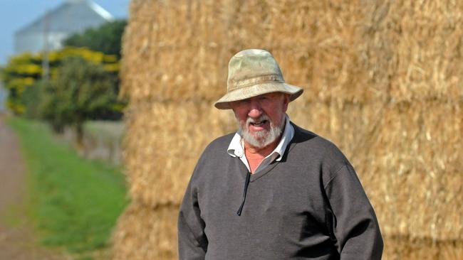 Colin Fraser on his farm at Streatham.