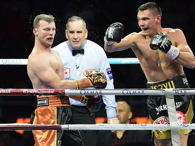 Jeff Horn vs Tim Tszyu, at Queensland Country Bank Stadium was one of Australia’s best sporting events in 2020. Picture: Matt Taylor/Townsville Bulletin.