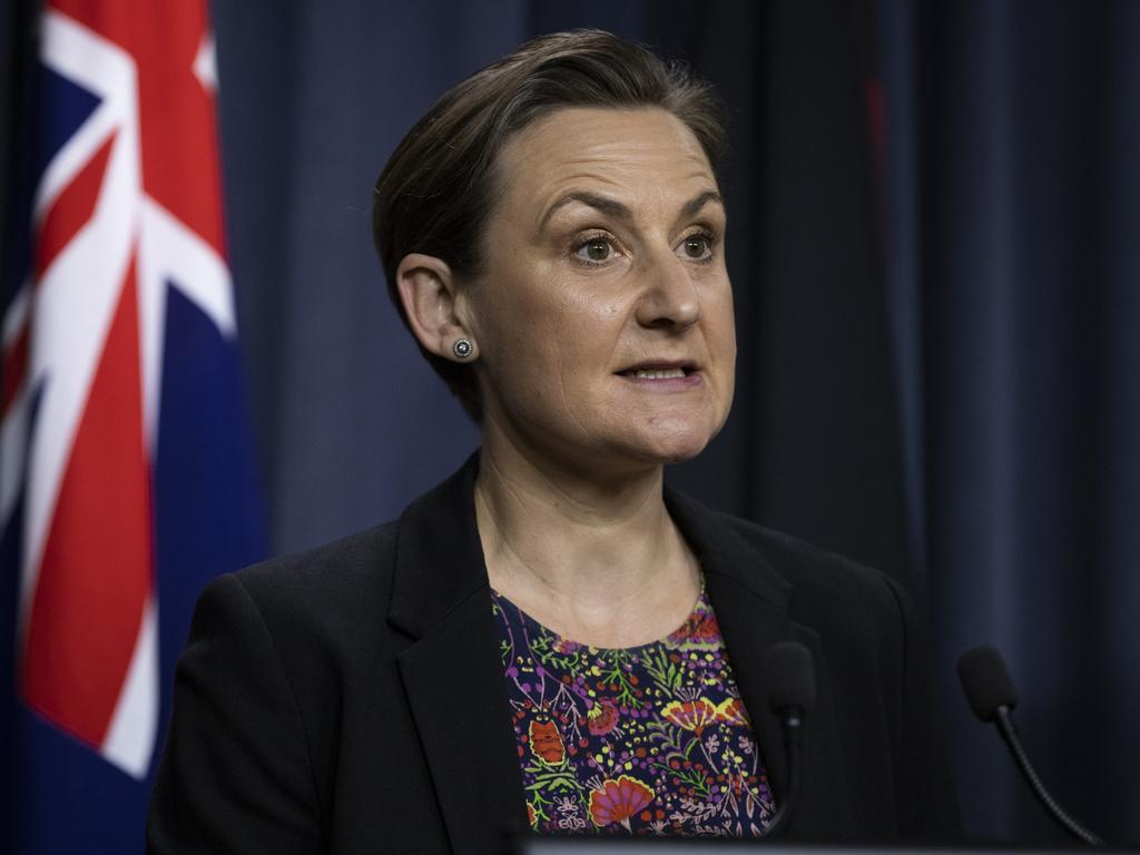 WA Health Minister Amber-Jade Sanderson concedes the app is fiddly. Picture: Matt Jelonek / Getty Images