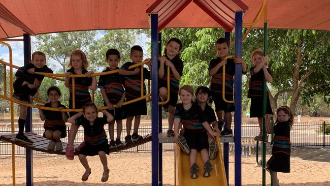 HUMPTY DOO PRIMARY SCHOOL: TRANSITION CORLESS. (L-R): Alexander Payne, Kiah Jacobsen, Annabelle Arnold, Franki Henry, Jake Clarke, Lucas Pham, Bill Dunbar, Hazel Follett, Alice Muller, Brayden Ballard, Summer Marshall, Tahlia Furey. ABSENT: Lincoln Clarke, Travis Frickmann, Dominic Kempster, Trevor Lovatt