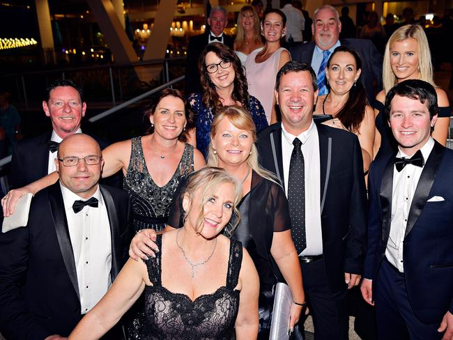 Revellers at the 2017 Qantas Darwin Turf Club Gala Ball at SkyCity Casino. Picture: MICHAEL FRANCHI