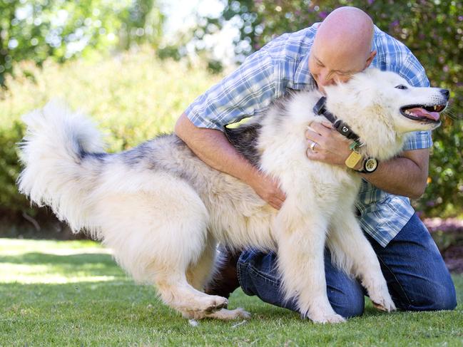 Matt Good and Ulric, a Lykos. Picture: Sarah Matray