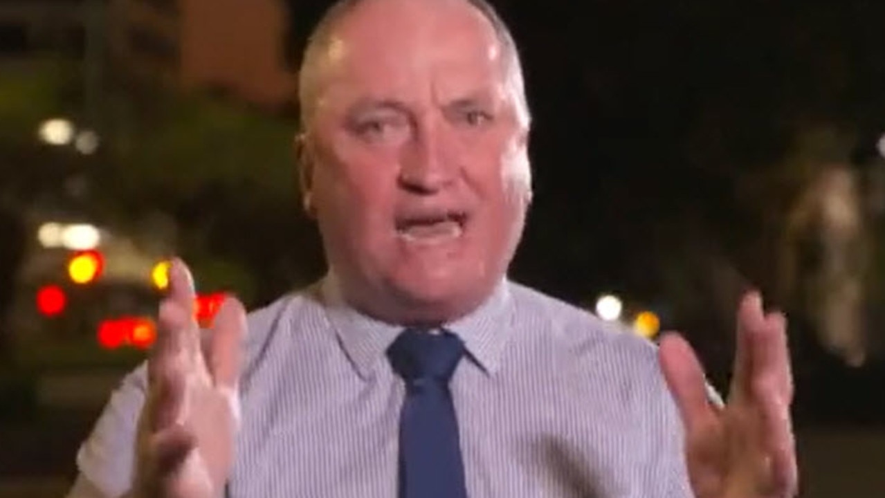 Barnaby Joyce was fired up.