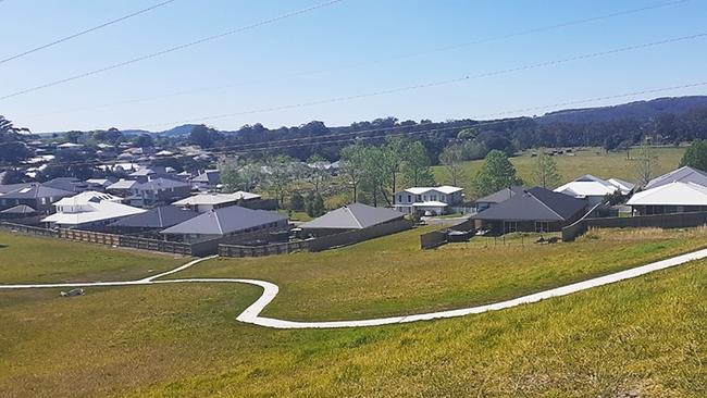 The vView looking east from Lineal Park in Huntingdale Park Estate. Land proposed to be rezoned at Hitchcocks Lane is in the background. Picture: Shoalhaven Council