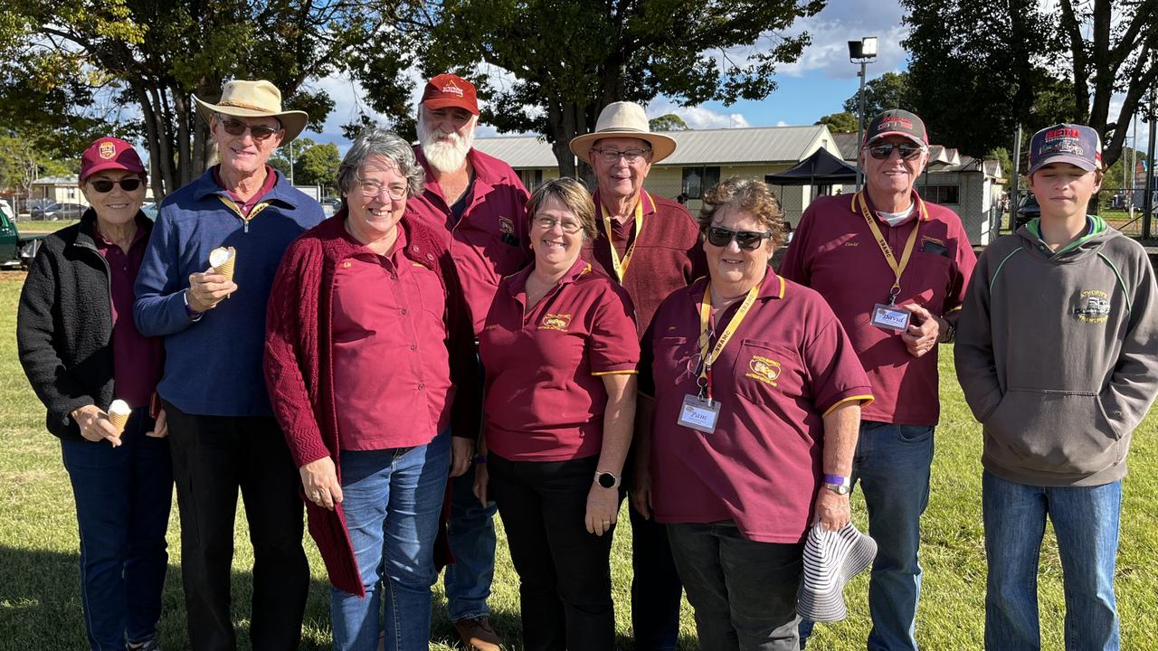 Members of the South Burnett Antique Motor Club at the Kingaroy Show on Saturday, May 3 2025.