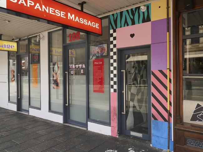 Loverboy on Hindley St in Adelaide. Picture: Matt Loxton