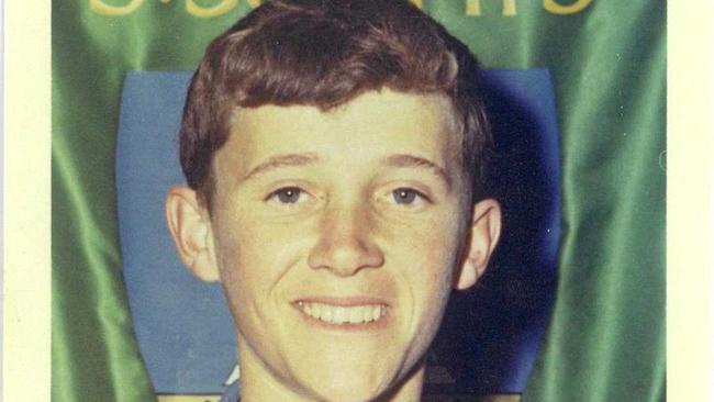 Young Ron Wilson at school at St Joseph&#39;s. Picture: Contributed