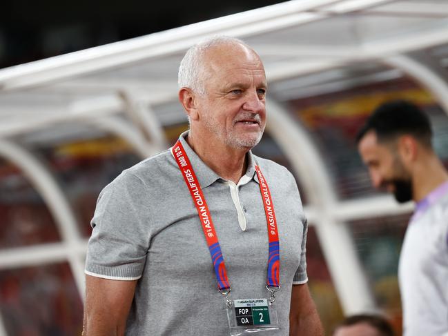 Graham Arnold resigned as the Socceroos’ coach after a tough start to World Cup qualifying. Picture: Robertus Pudyanto/Getty Images