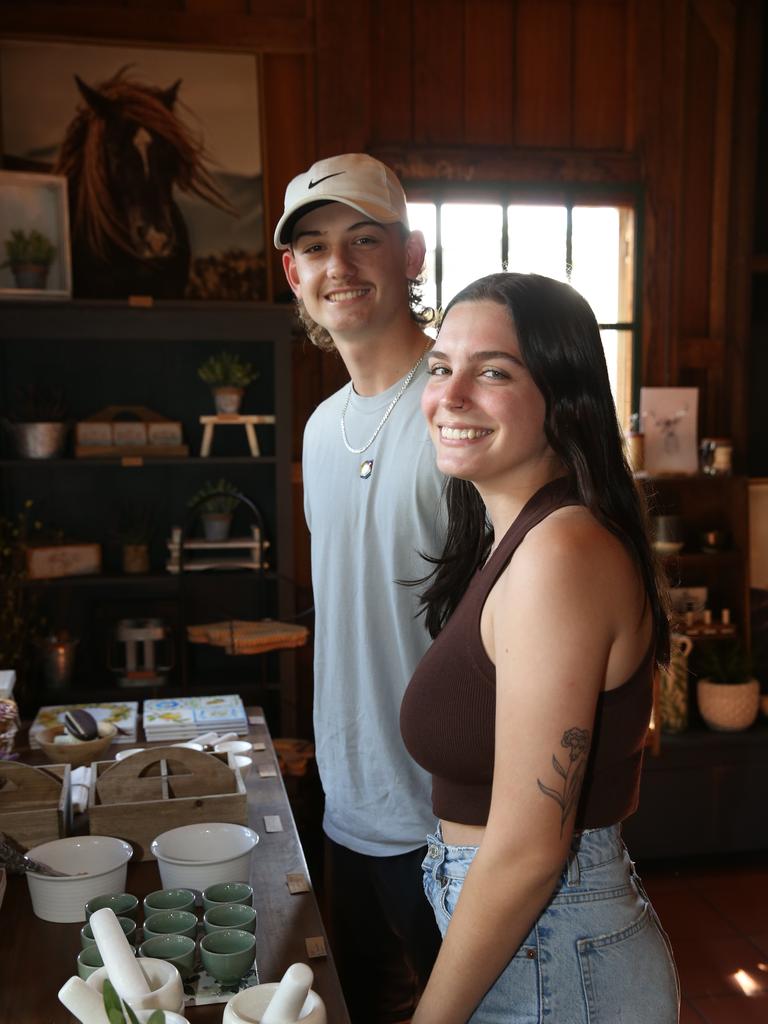 Tammyn Sparrow and Mitchell Revie from Mt Tamborine in the Mountain House... Picture Glenn Hampson