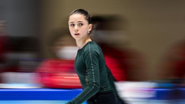 Russia's Kamila Valieva. Photo by Anne-Christine POUJOULAT / AFP.