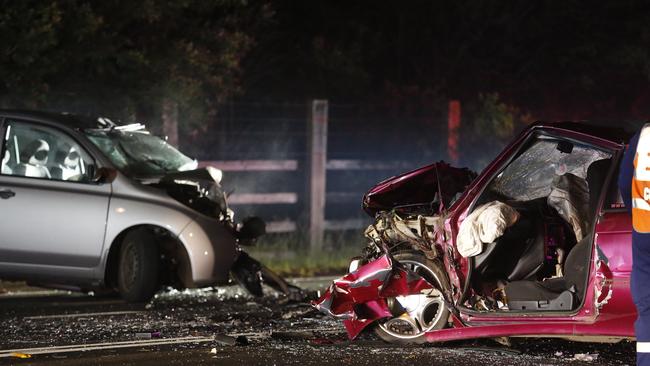 Emergency services at the scene of the fatal accident at Berkshire Park.