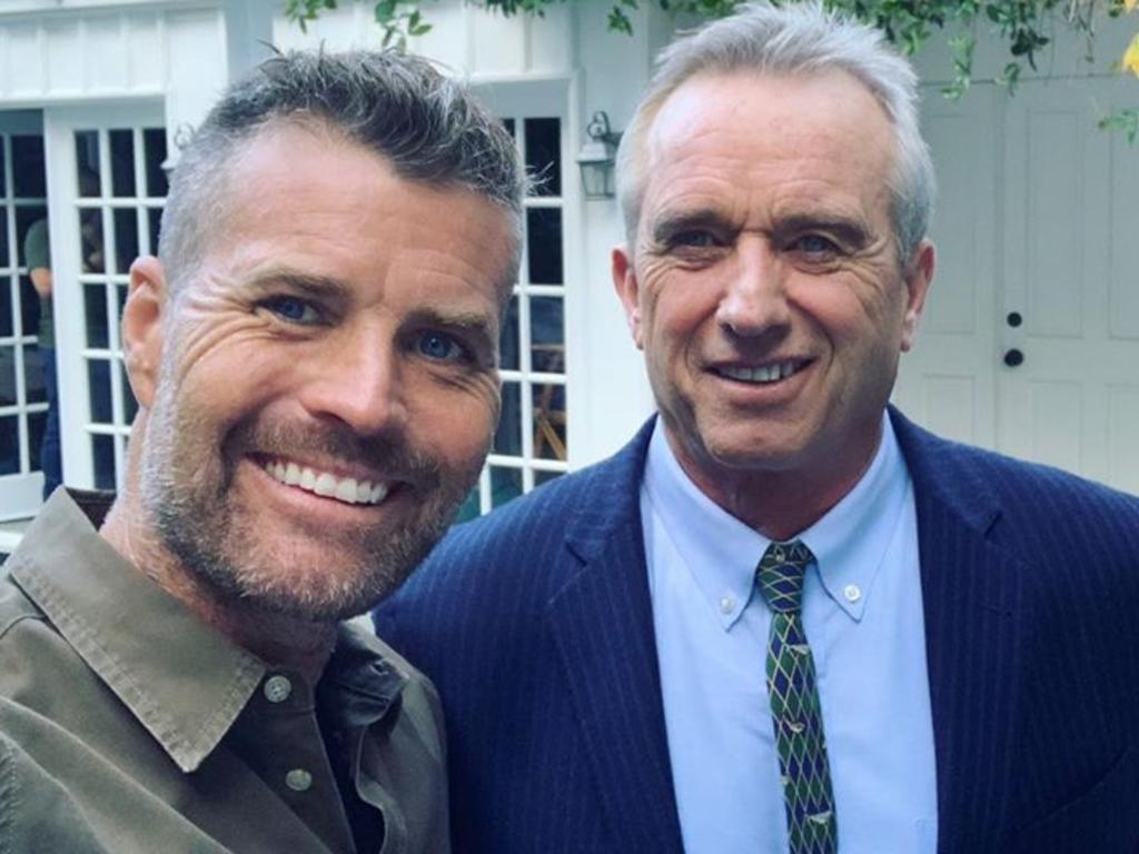 Evans and RFK Jr. recently teamed up to release a cookbook for kids. Picture: Instagram