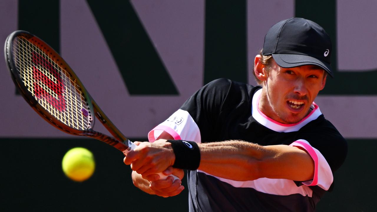 Alex de Minaur of Australia. Photo by Clive Mason/Getty Images