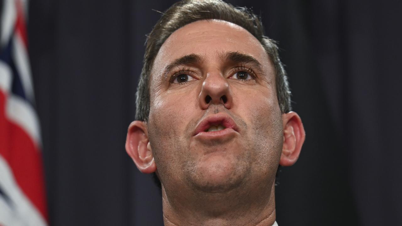 Treasurer Jim Chalmers claimed the budget was not inflationary. Picture: NCA NewsWire / Martin Ollman