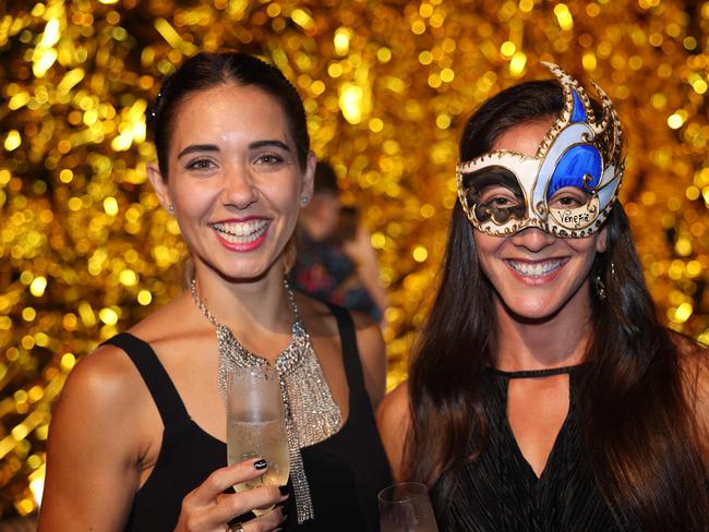 Antonella Russo and Nicole Berstein at the Gold Coast Student Excellence Awards 2023 at The Star Gold Coast. Picture, Portia Large.