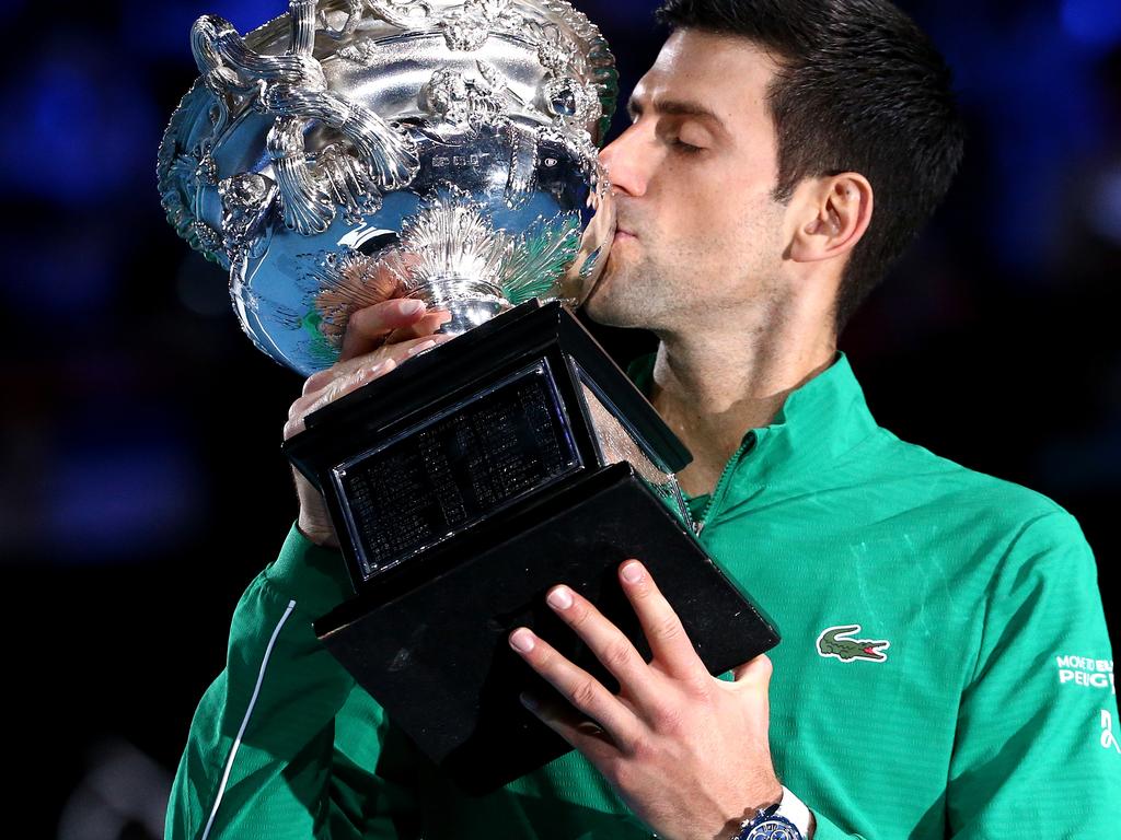 Novak Djokovic is the king of Rod Laver Arena.