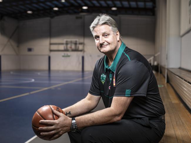 Jack Jumpers coach Scott Roth, pictured above, says Adams will add some excitement to the Tassie’s team’s line-up and expects him to be an explosive scorer who will be a “focal point” of the JackJumpers’ offence in their first season. Picture” Eddie Safarik