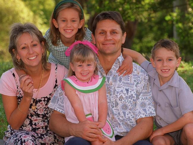 Terri and Wayne Pearce with their children Tatum, Hannah and Mitchell had an uninvited guests in their family home.