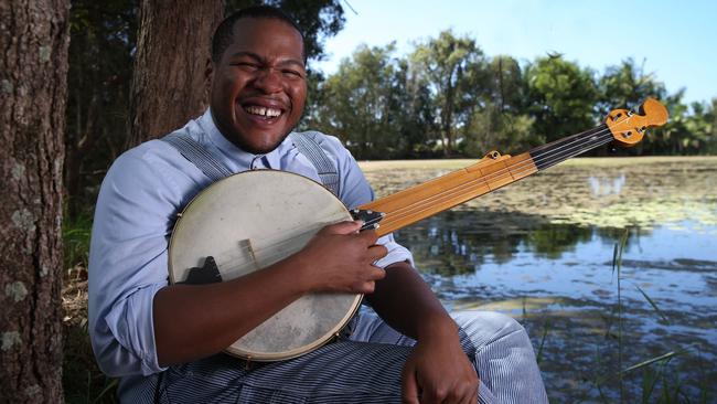 California bluesman Blind Boy Paxton, 27, returns to play the 2017 Byron Bay Bluesfest, which swings into action at Tyagarah Tea Tree Farm on Thursday.