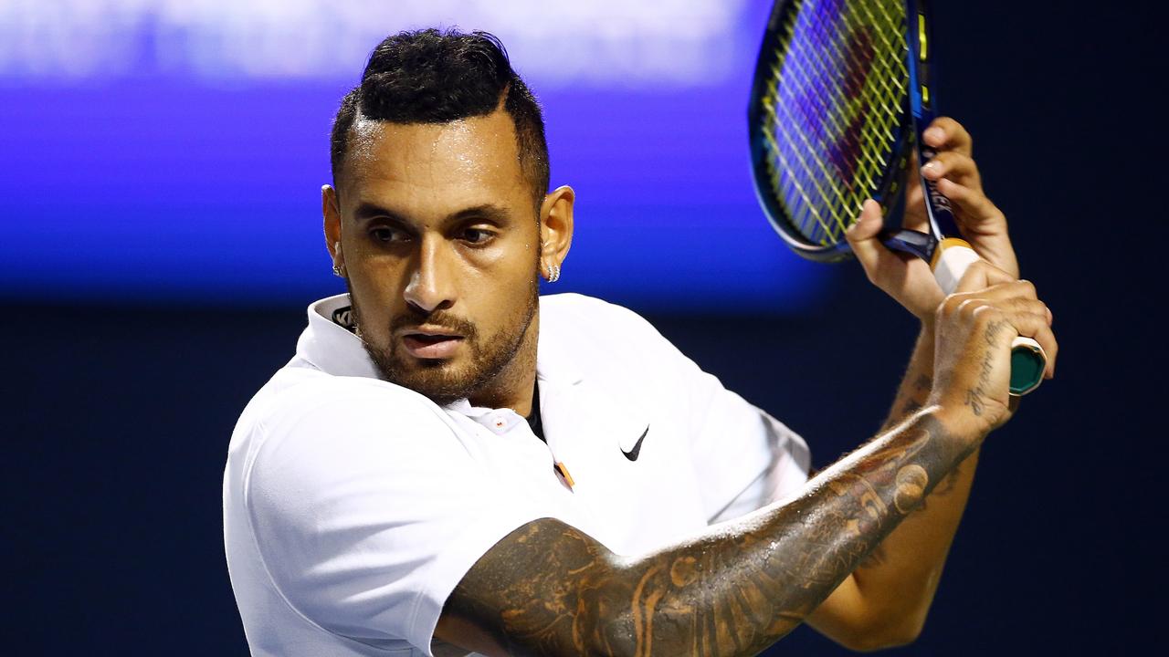 Nick Kyrgios withdrew from the Melbourne Summer Set. Picture: Vaughn Ridley/Getty Images