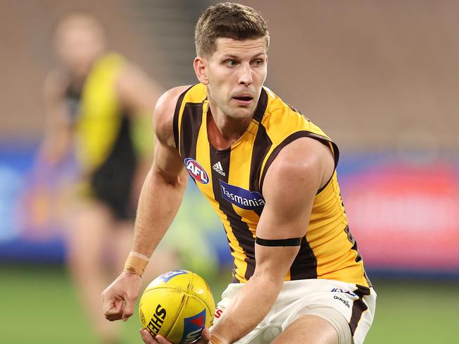 AFL Round 3. Richmond v Hawthorn at the MCG. 18/06/2020.   Luke Breust of the Hawks   . Pic: Michael Klein