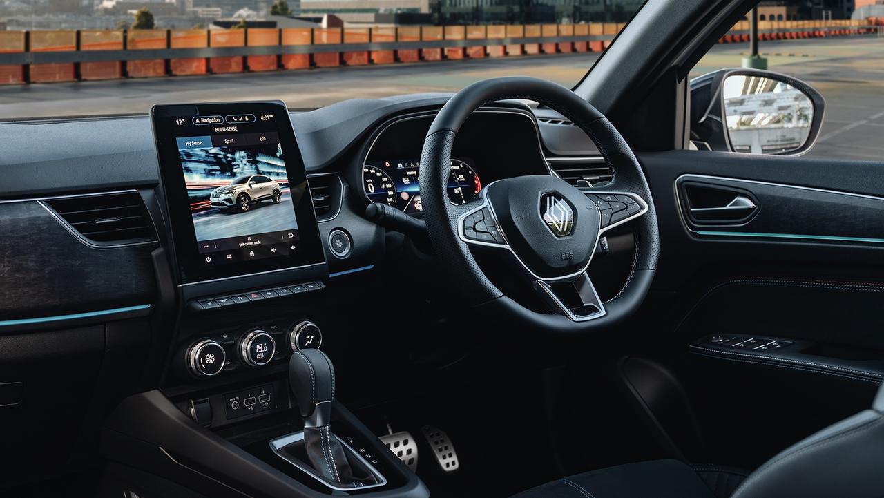 The new Renault Arkana features a 9.3-inch touchscreen and a 10.25 digital instrument display. Picture: Supplied