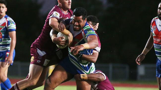 CDRL Finals – Week 1. Qualifying final between Innisfail and Yarrabah at Barlow Park. Innisfail's Taulata Fakalelu. PICTURE: STEWART MCLEAN