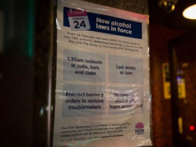 Critics claims the laws are killing Sydney’s nightlife