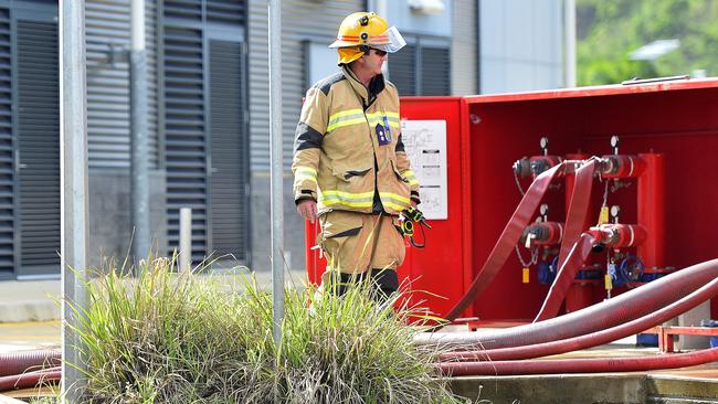 Emergency services responded to a riot at the Cleveland Youth Detention Centre in Townsville. PICTURE: MATT TAYLOR.