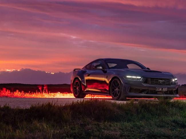 EMBARGO FOR TWAM, 14 DECEMBER 2024. FEE MAY APPLY. 2025 Ford Mustang Dark Horse. Wheels Car of the Year. Photo: Supplied