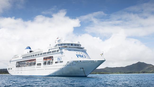 P&O Cruises’ Pacific Pearl ship will dock at Mornington in March 2015 as part of a new cruise route. Picture: P&O Cruises.