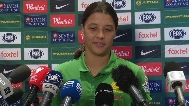 Sam Kerr won't risk injury for Matildas